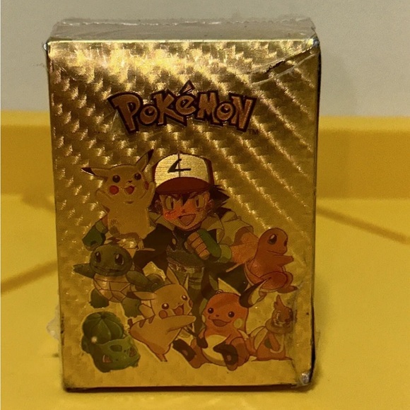 110 Pokemon gold foil Card Pack Vmax Rare GX Gold Card Brand New Factory Rare - Picture 6 of 16